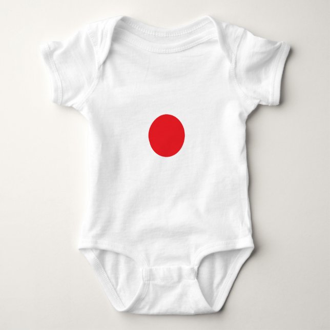 Body Para Bebé Bandera japonesa (Anverso)