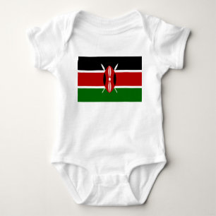 Body Para Bebé Bandera keniana (Kenya)