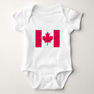 Body Para Bebé Bandera Nacional Canadiense
