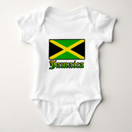 Body Para Bebé Bandera, negro, verde y amarillo de Jamaica