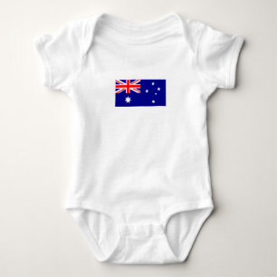 Body Para Bebé Bandera patriótica australiana