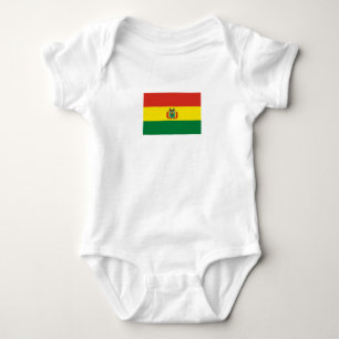 Body Para Bebé Bandera Patriótica de Bolivia