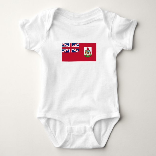 Body Para Bebé Bandera patriótica de las Bermudas (Anverso)