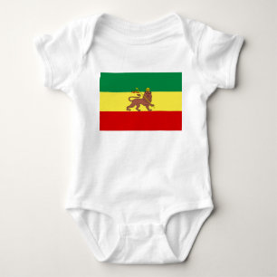 Body Para Bebé Bandera rastafari (Rastafarianismo) (Rasta)