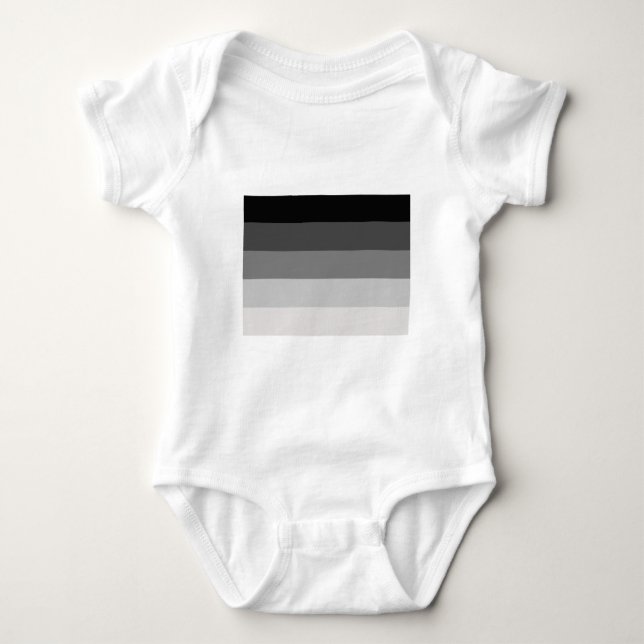 BODY PARA BEBÉ BANDERA RECTA OFICIAL DE ORGULLO (Anverso)