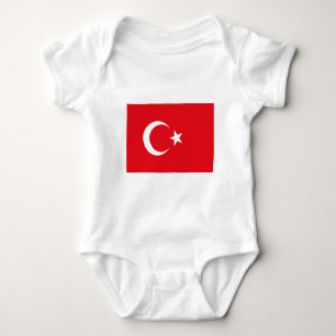 Body Para Bebé Bandera turca