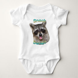 Body Para Bebé Bañera De Snack Bandit Funny Raccoon Baby Bodysuit