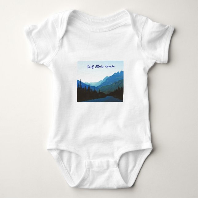 Body Para Bebé Banff Jasper Blue (Anverso)