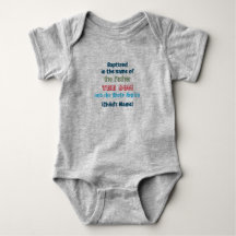 Baptismo Baby Boy Bodysuit
