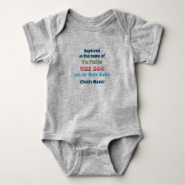 Body Para Bebé Baptismo Baby Boy Bodysuit