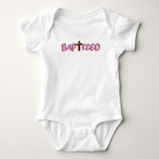 Body Para Bebé Baptizado - Traje para bebés cruzado rosa - Regalo