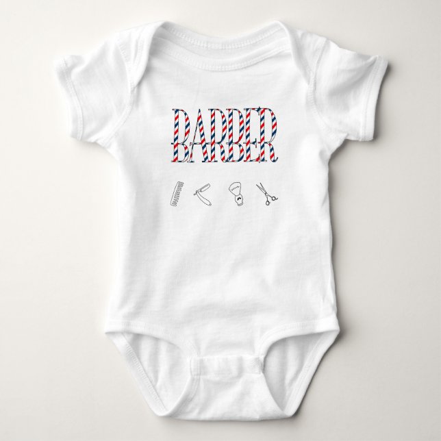 Body Para Bebé Barber (Anverso)