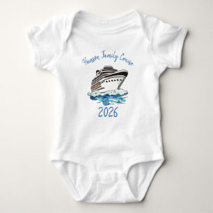 Body Para Bebé Barco Crucero Personalizado