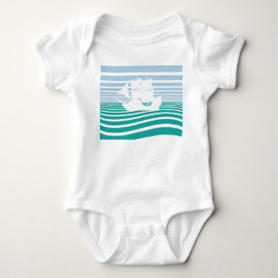 Body Para Bebé Barco de vela