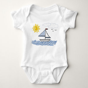 Body Para Bebé Barcos de vela