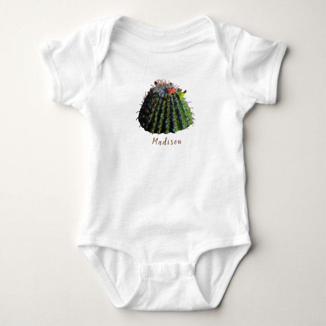 Body Para Bebé Barrel Cactus Baby Bodysuit (Anverso)
