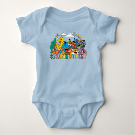 Body Para Bebé Barrio Sésamo | Ola arcoiris