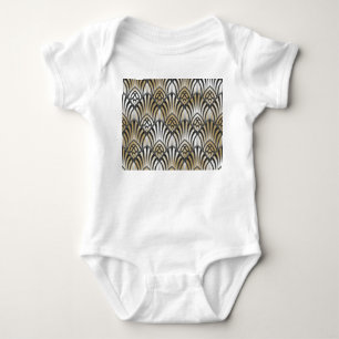 Body Para Bebé Barroco vintage: Patrón Ornamental sin Marea