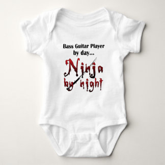 Body Para Bebé Bass Guitar Ninja