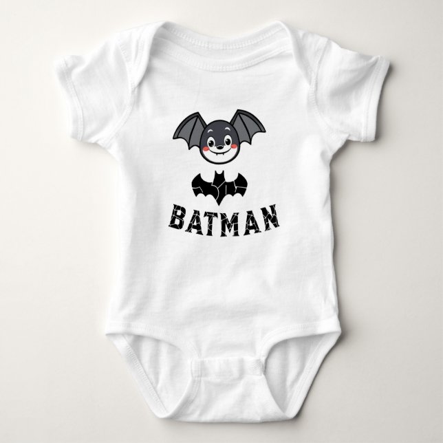 Body Para Bebé Batman Cartoon Character Graphic Design  (Anverso)