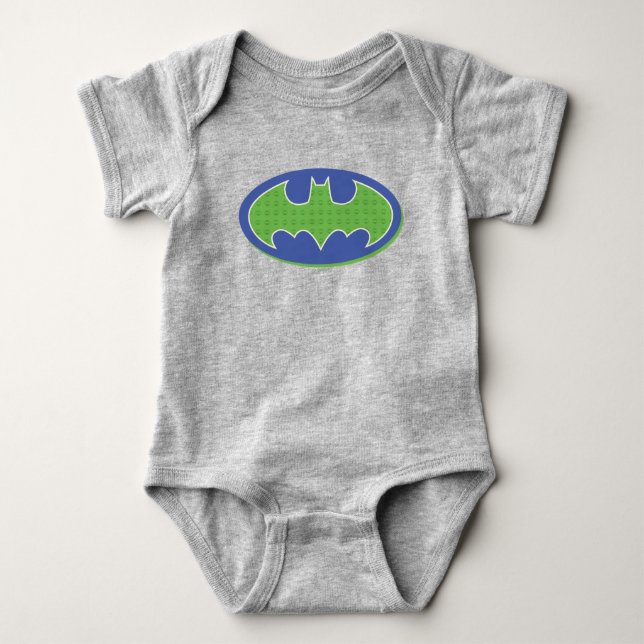 Body Para Bebé Batman | Purple & Green Symbol (Anverso)