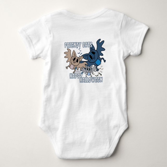 Body Para Bebé Bats (Reverso)