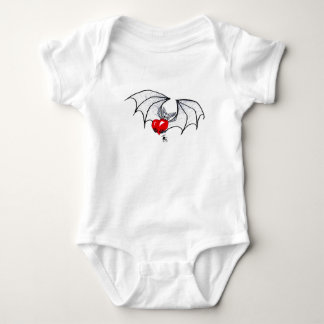 Body Para Bebé Batty Heart Baby Bodysuit