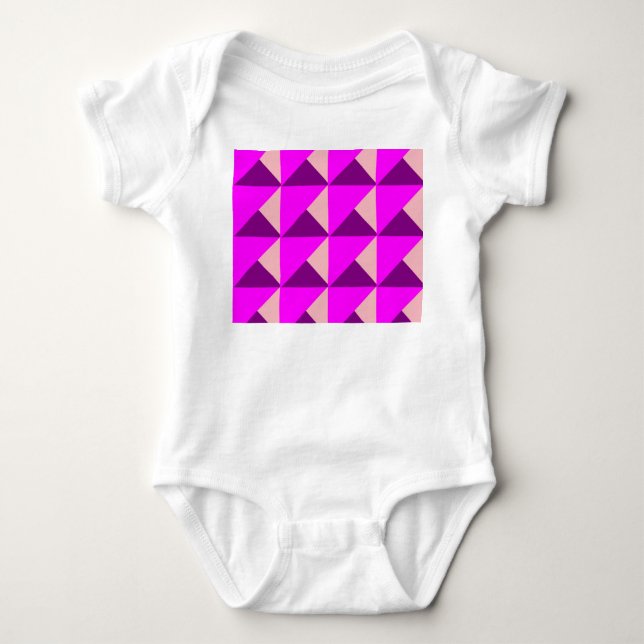 Body Para Bebé Bauhaus Quilt (Anverso)