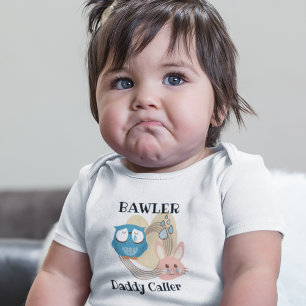 Body Para Bebé Bawler bebé de conejo y búho - Camiseta para lacta