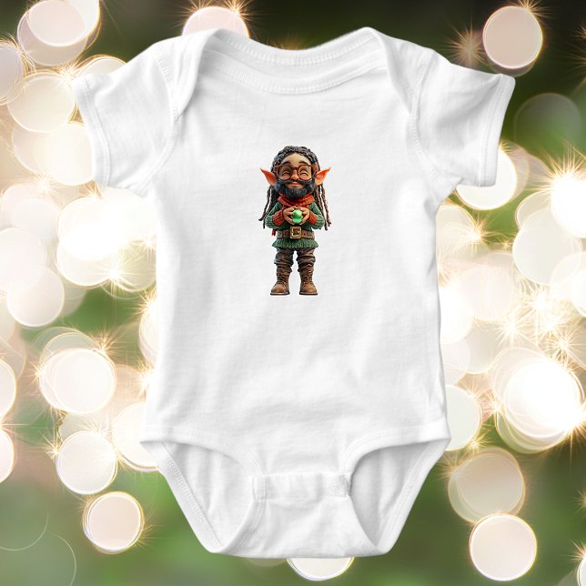 Body Para Bebé Be Happy Navidades Elf Baby Bodysuit (Subido por el creador)