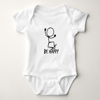 Body Para Bebé Be Happy T-Shirt