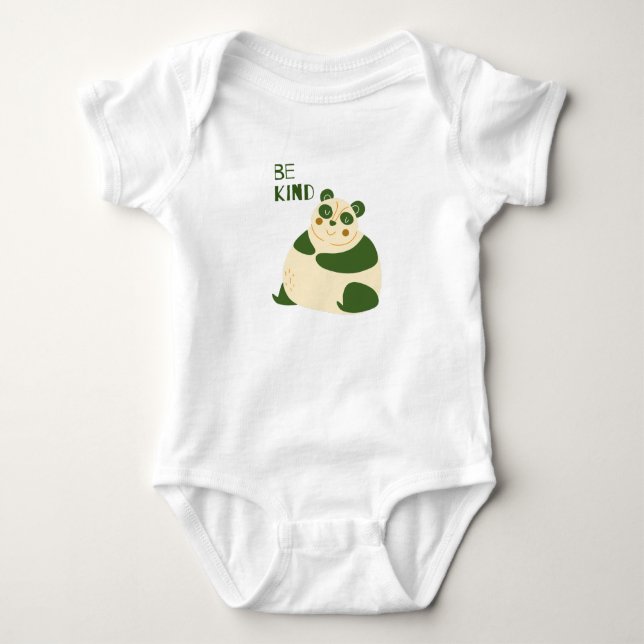 Body Para Bebé Be Kind Little Panda (Anverso)