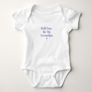 Body Para Bebé Be My Grandpa Proposal Pregnancy Announcement