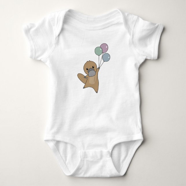 Body Para Bebé Beaker Moscas Con Globos Niños Dulces (Anverso)