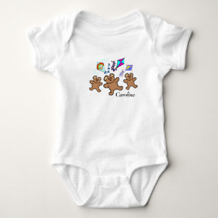 Body Para Bebé Bear y Kites Nombre Bodysuit