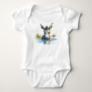 Body Para Bebé Bebé Adorable, burro, Baby Shower, regalo de bebé