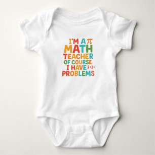 Body Para Bebé Bebé Adorable con Diseño Divertido de Matemáticas