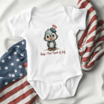 Bebé Águila Patriota 4 de Julio