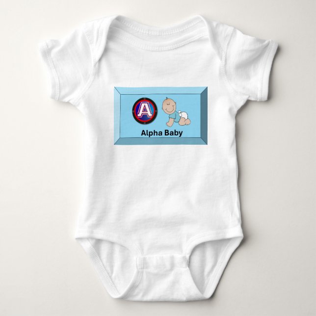 Body Para Bebé Bebé Alfa (Anverso)