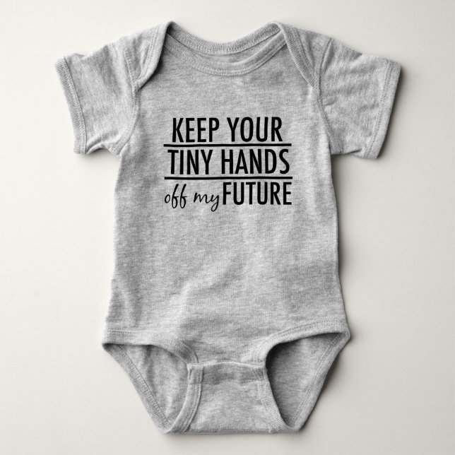 Body Para Bebé Bebé anti divertido del triunfo (Anverso)