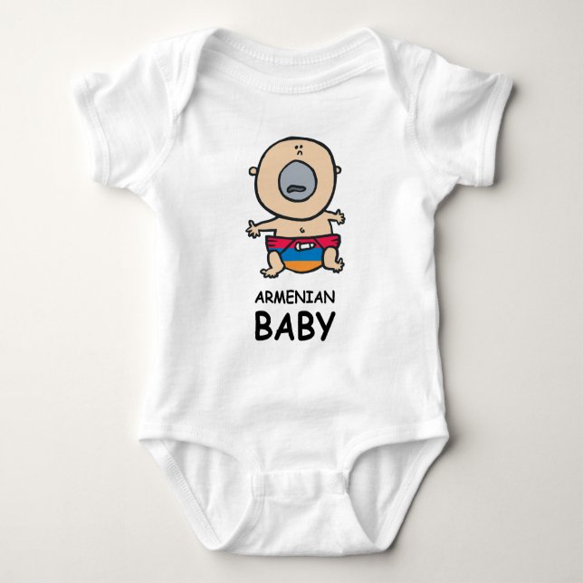 Body Para Bebé Bebé armenio (Anverso)