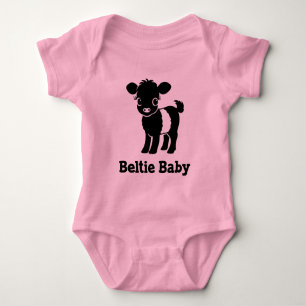 Body Para Bebé Bebé Beltie Granjero Vaca Belted Galloway Nueva en