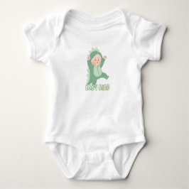 Body Para Bebé Bebé Bodysuit Green Simple Cupe Bebé Dino