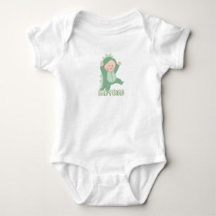 Body Para Bebé Bebé Bodysuit Green Simple Cupe Bebé Dino