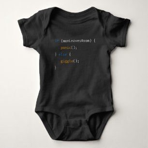 Body Para Bebé Bebé codificando divertido código de programador y