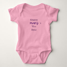 Body Para Bebé Bebé de abuela personalizado