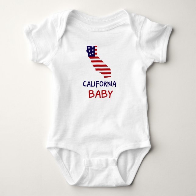 Body Para Bebé Bebé de California (Anverso)
