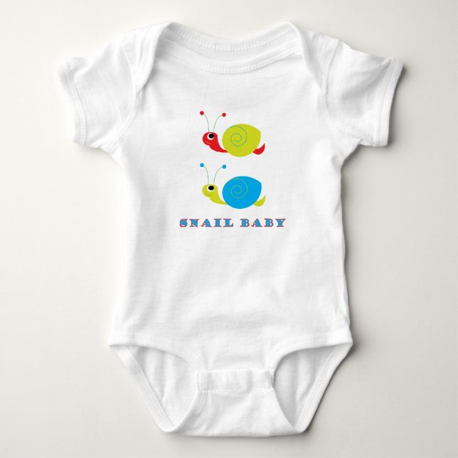 Body Para Bebé Bebé de caracol (Anverso)