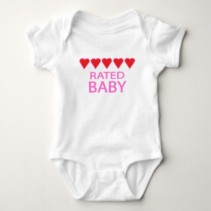 Body Para Bebé Bebé de cinco corazones