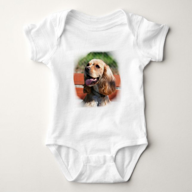 Body Para Bebé Bebé de cocker spaniel (Anverso)